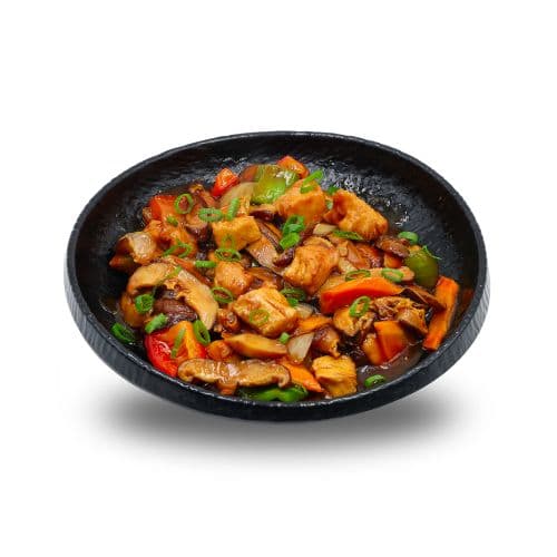 Chicken With Chinese Mushroom دجاج مع الفطر الصيني - Xian Restaurant, Amman Chinese Food & Sushi